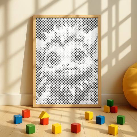Sweet Monster from Fairytale Forest | Dot Painting Kit