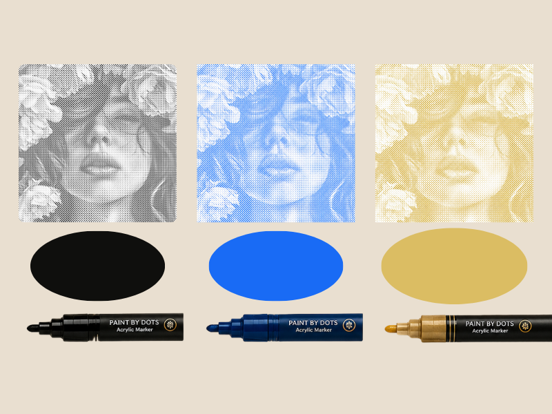 all new dot painting marker colours from paint by dots