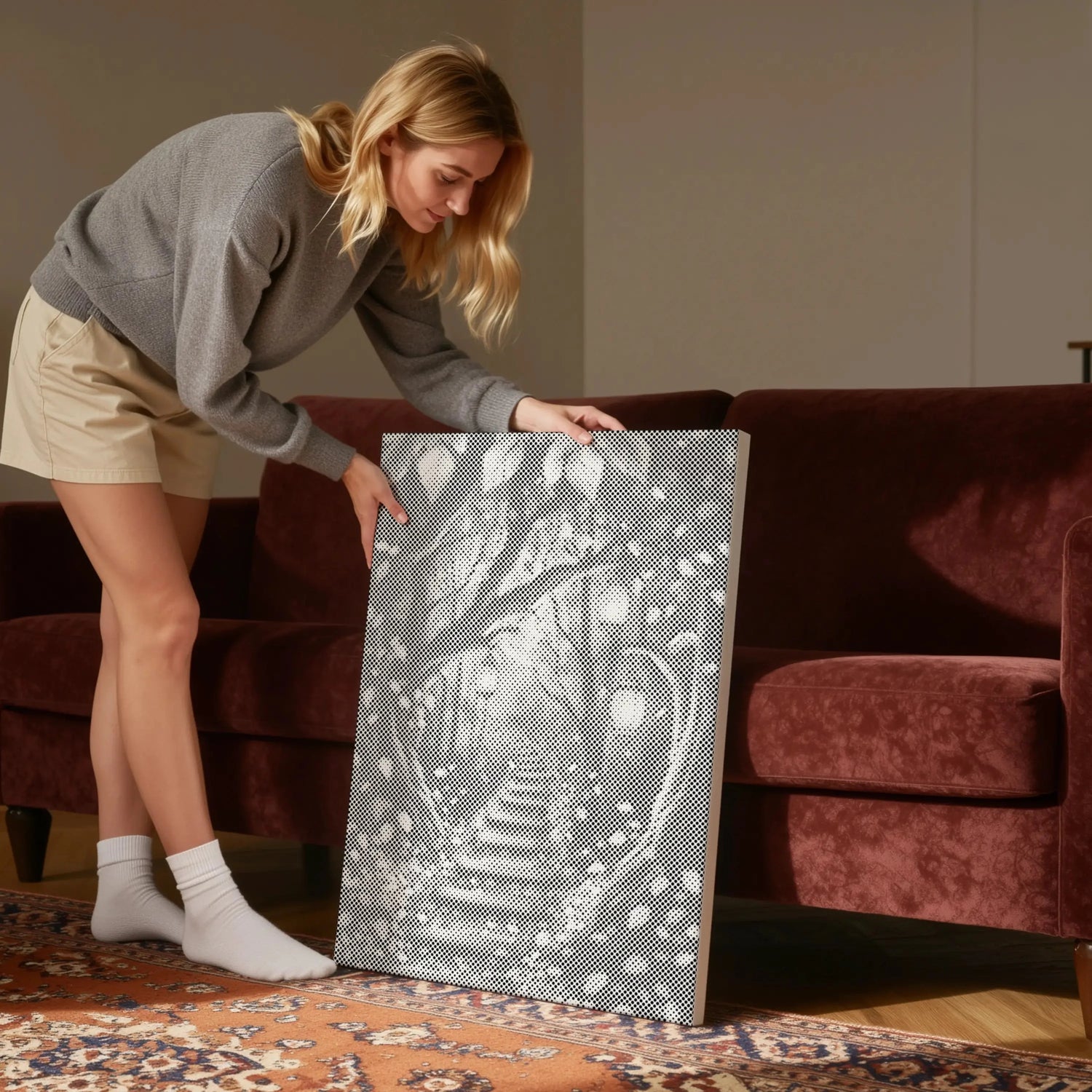 Punktmalerei Motive zu Halloween: Geister, Fledermäuse, Spinnennetze