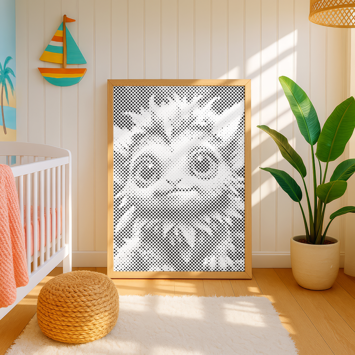 Sweet Monster from Fairytale Forest | Dot Painting Kit finished dot painting artwork