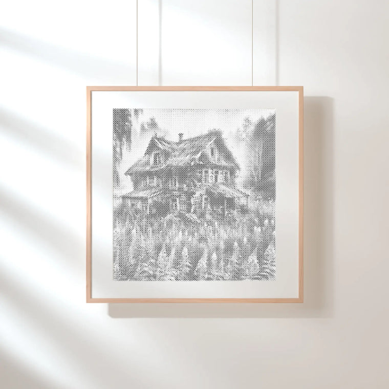 Abandoned House | Dot Painting Kit