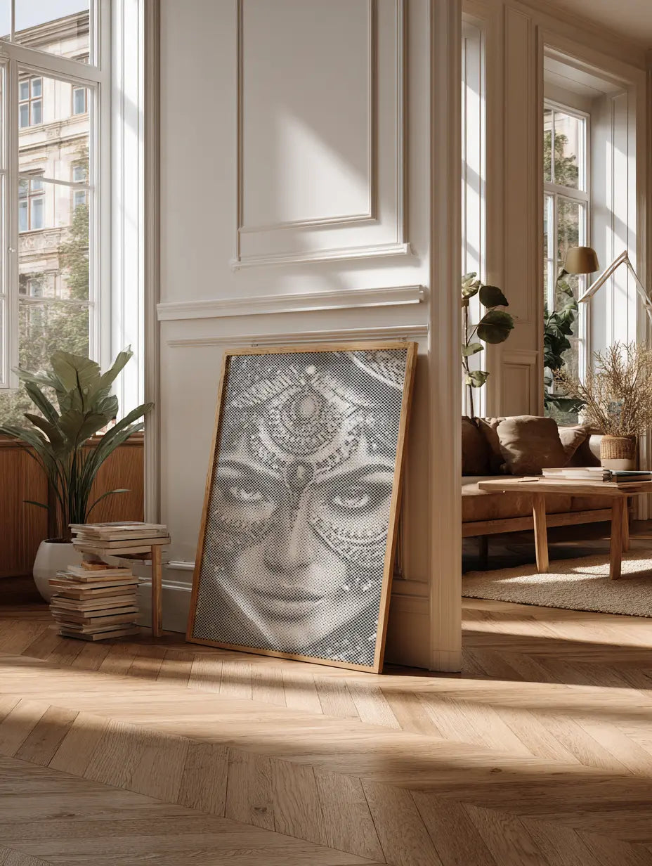 Arab Woman with Jewel Mask | Dot Painting Kit