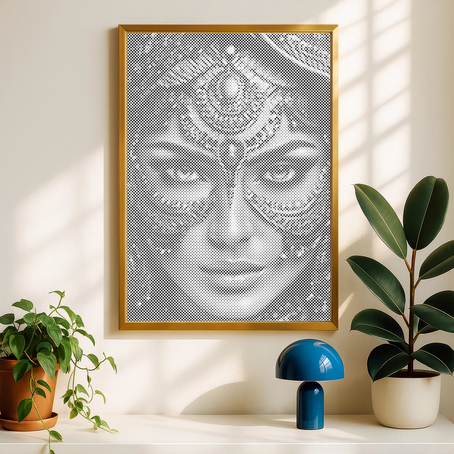 Arab Woman with Jewel Mask | Dot Painting Kit