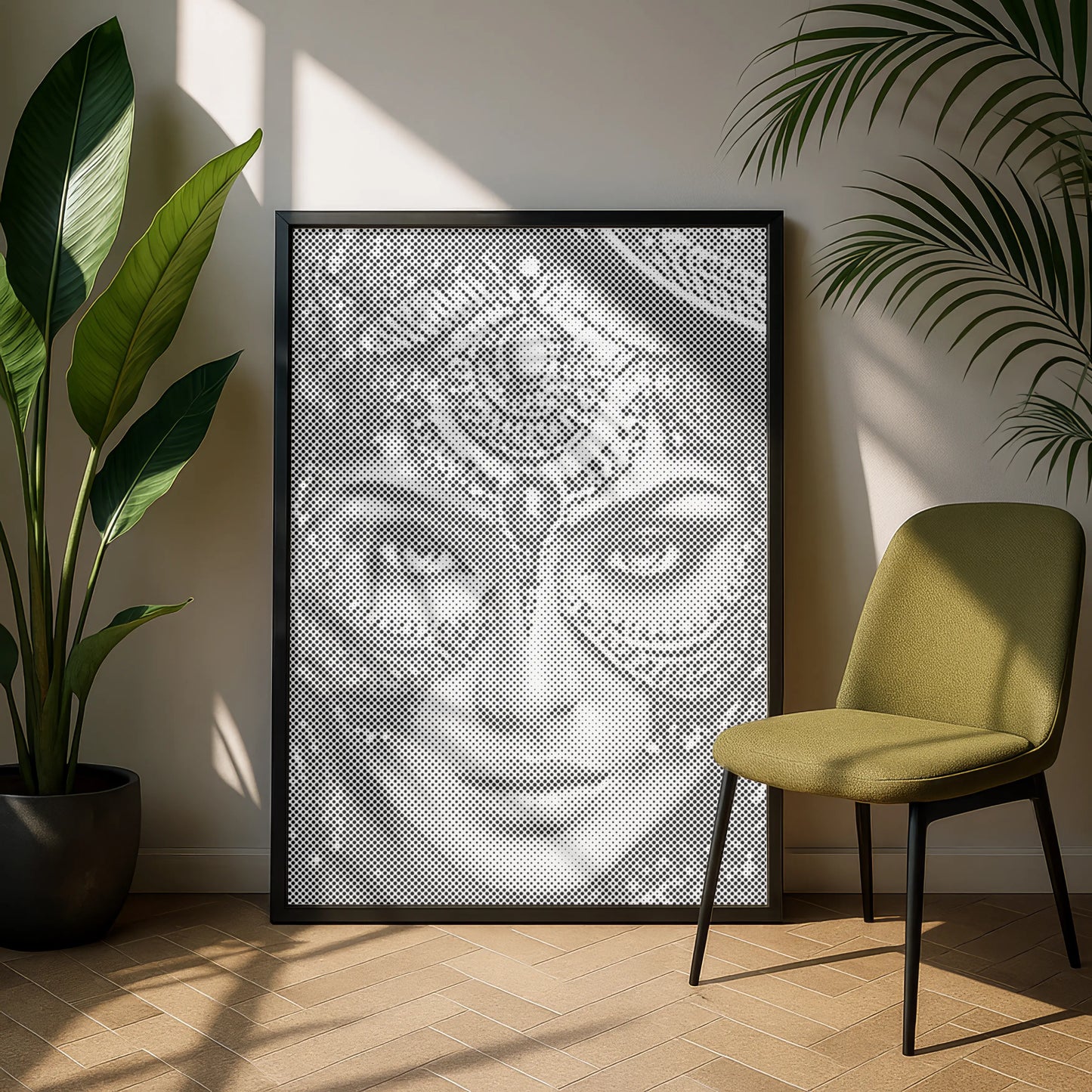 Arab Woman with Jewel Mask | Dot Painting Kit