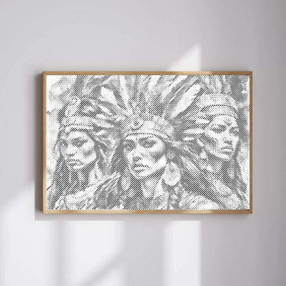 Beautiful Women | Dot Painting Kit