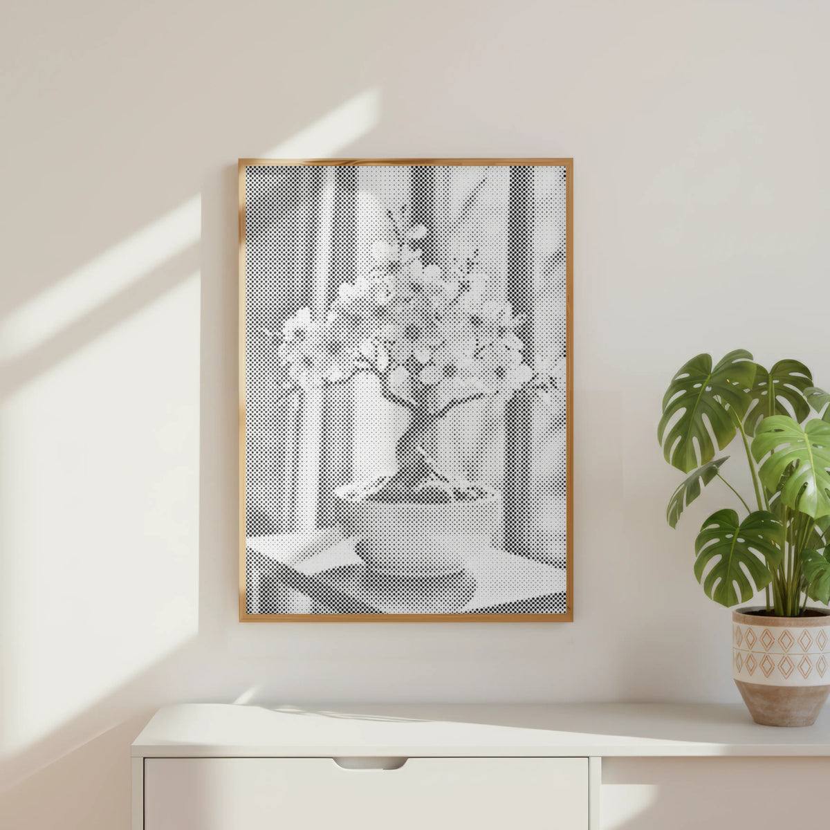 Bonsai Calm | Dot Painting Kit finished dot painting artwork