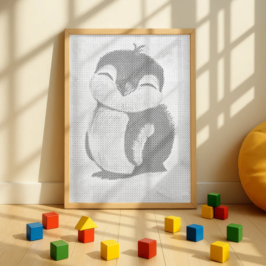 Cute Baby Penguin | Dot Painting Kit