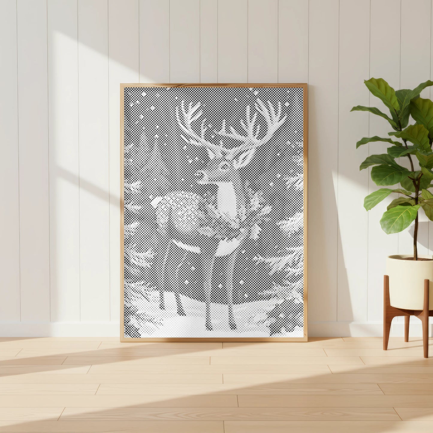 Deer in Winter Forest | Dot Painting Kit