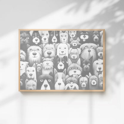 Dogs, Dogs, Dogs Dot Painting Kit 