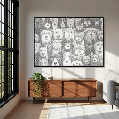 Dogs, Dogs, Dogs Dot Painting Kit diy art