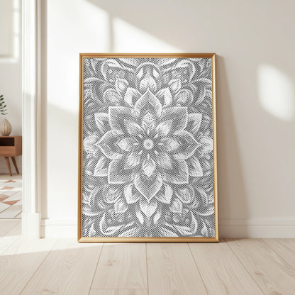Floral Mandala | Dot Painting Kit