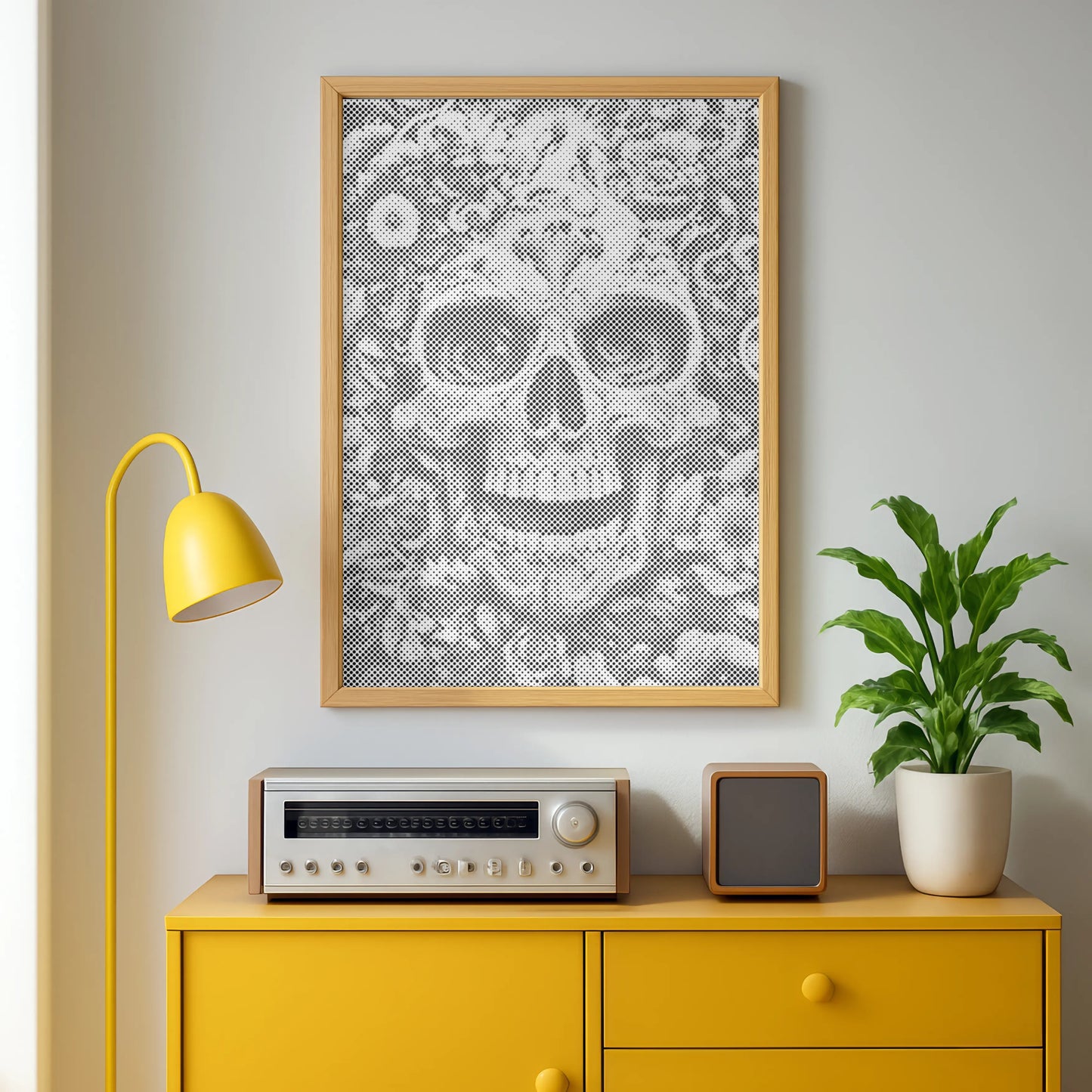Floral Skull | Dot Painting Kit