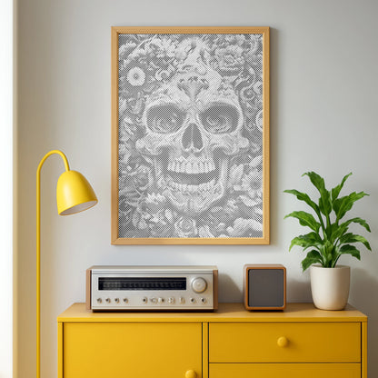 Floral Skull | Dot Painting Kit