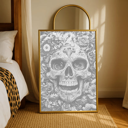 Floral Skull | Dot Painting Kit