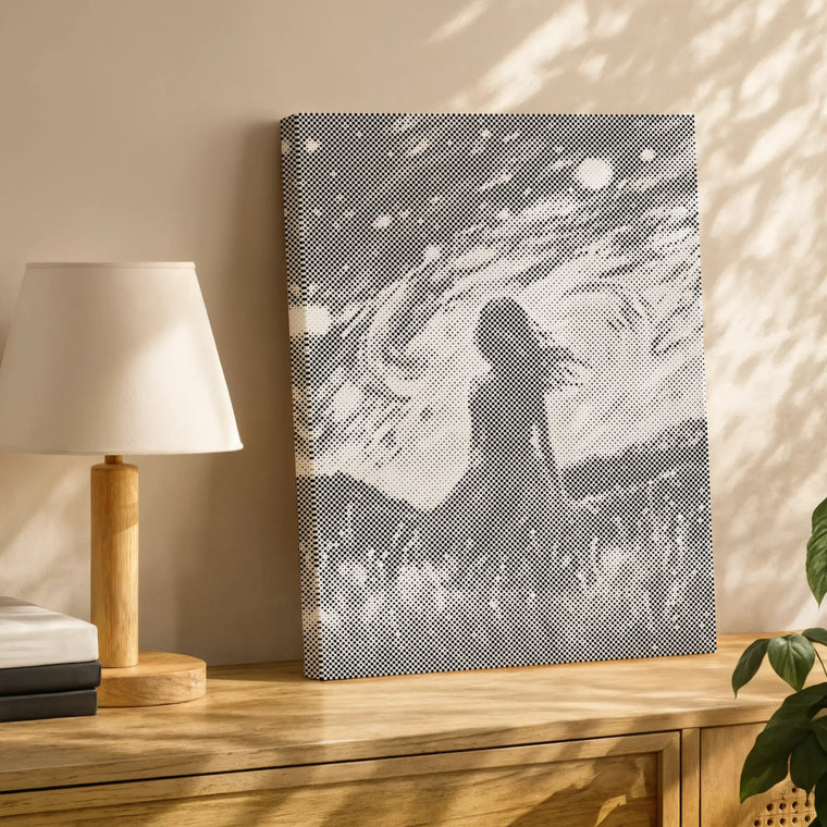 Girl Under the Stars | Dot Painting Kit