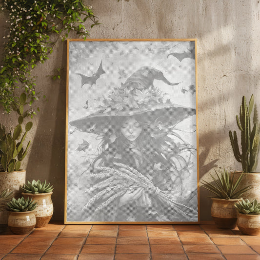 Harvest Witch | Dot Painting Kit