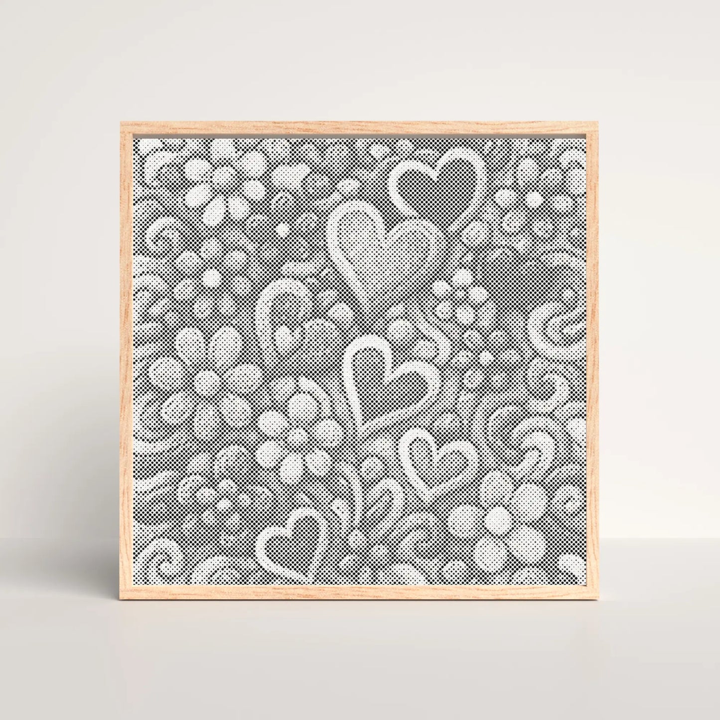 Hearts and Flowers Doodle | Dot Painting Kit