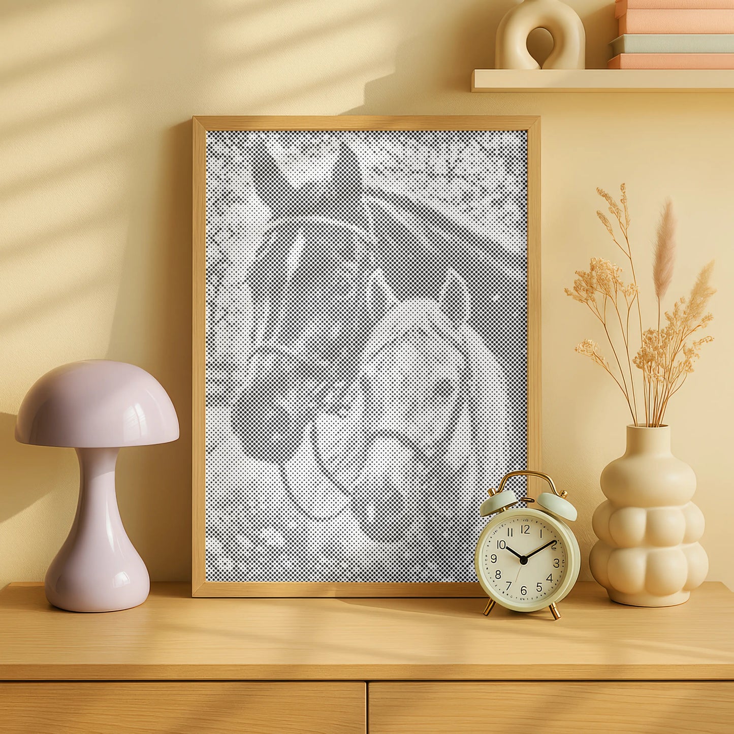 Horse Portrait Paired Companions | Dot Painting Kit