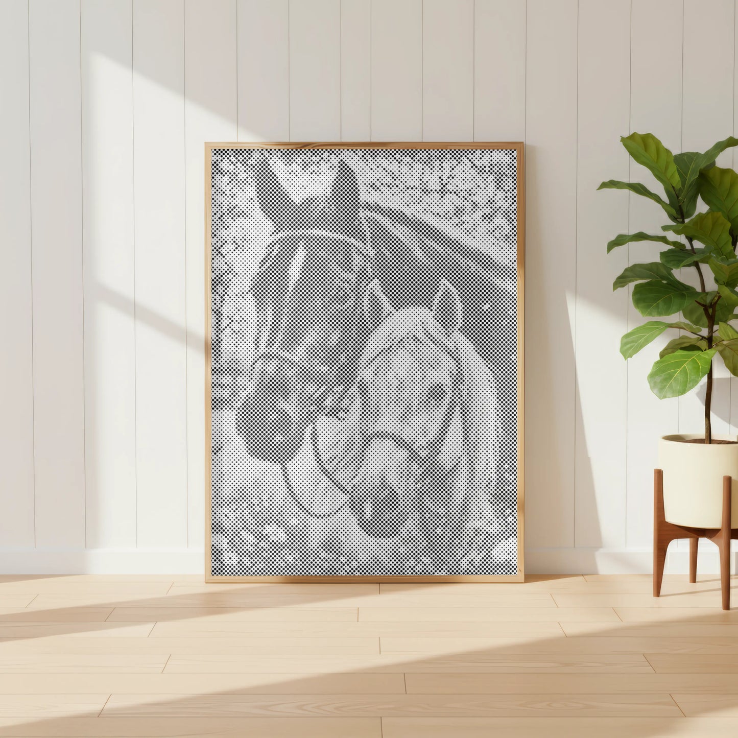 Horse Portrait Paired Companions | Dot Painting Kit