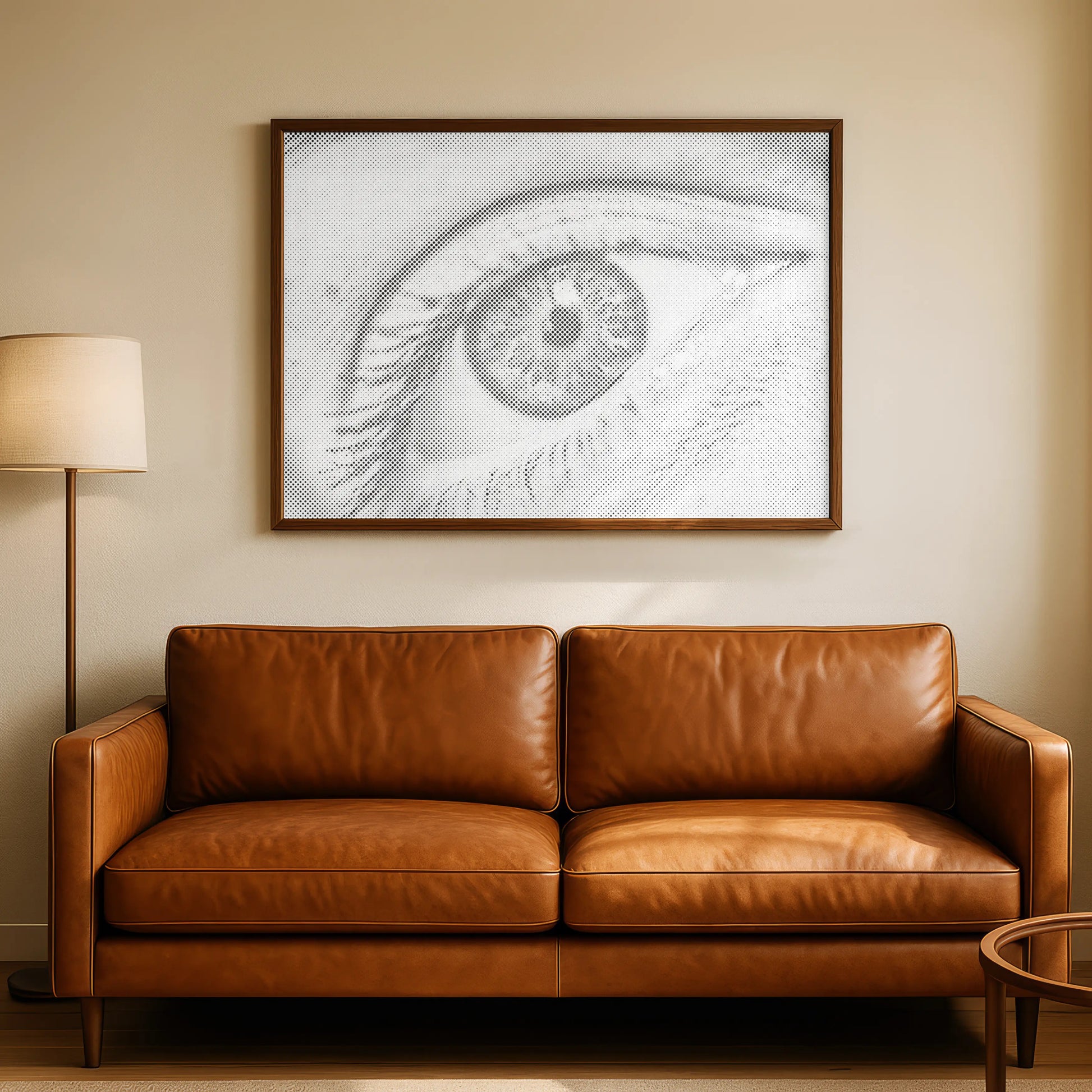Human Eye Dot Painting Kit livingroom crafty wall art