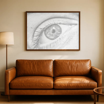 Human Eye Dot Painting Kit livingroom crafty wall art