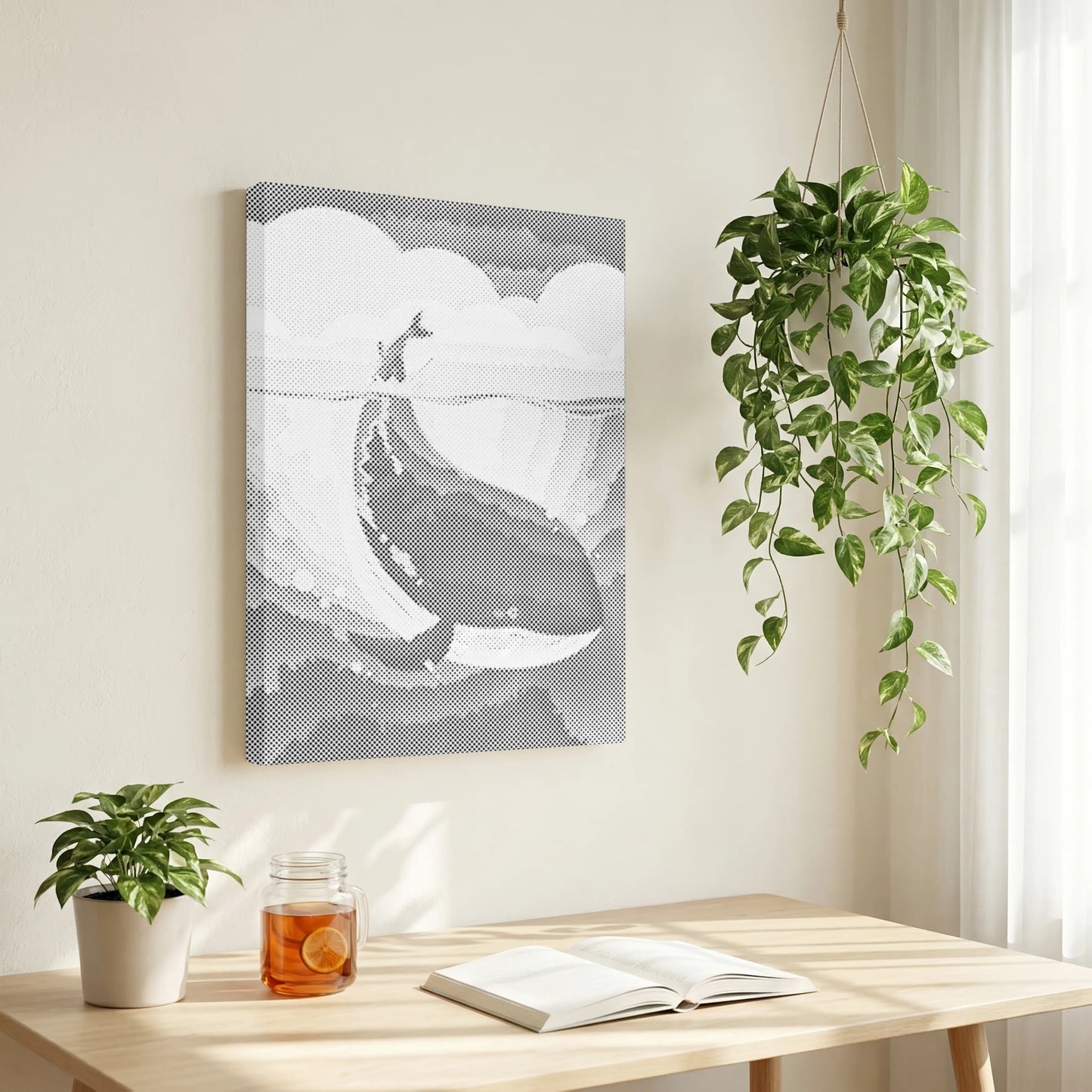 Leaping Whale Ocean | Dot Painting Kit