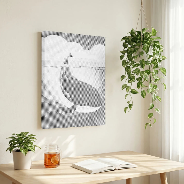 Leaping Whale Ocean | Dot Painting Kit