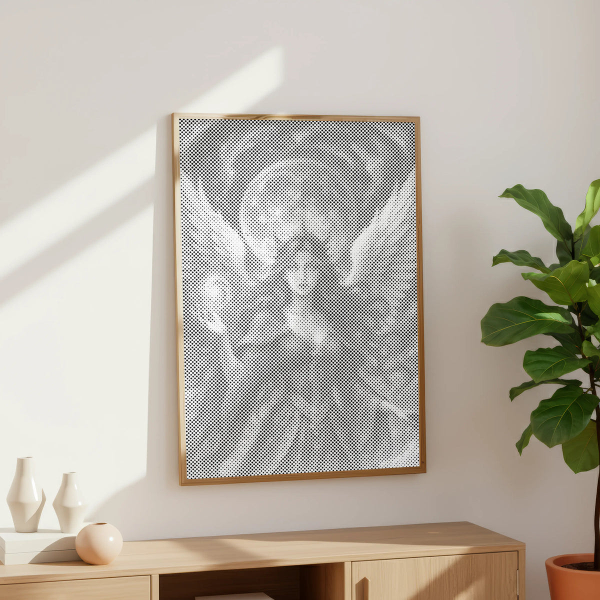Light Angel | Dot Painting Kit finished dot painting artwork