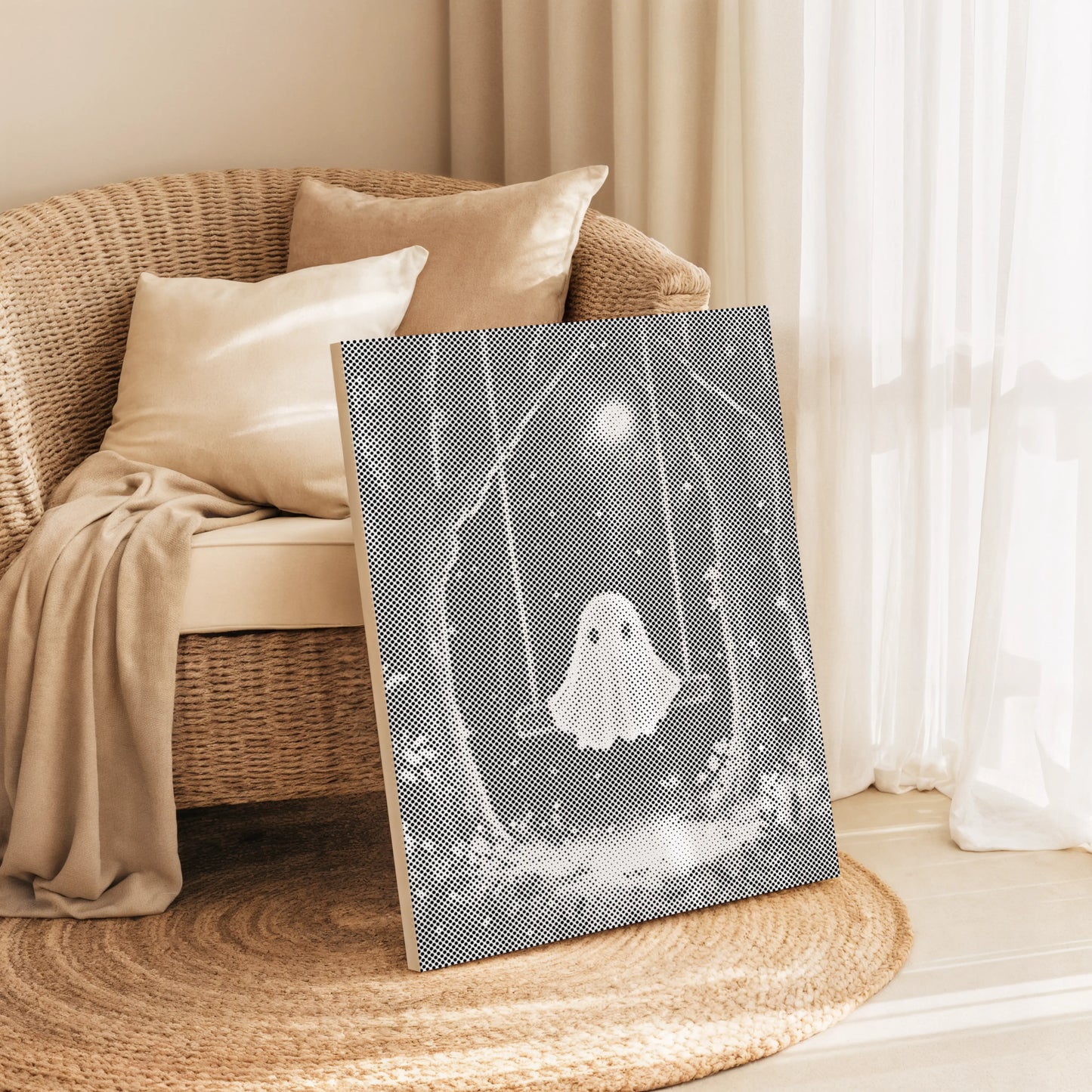 Little Ghost on a Swing | Dot Painting Kit