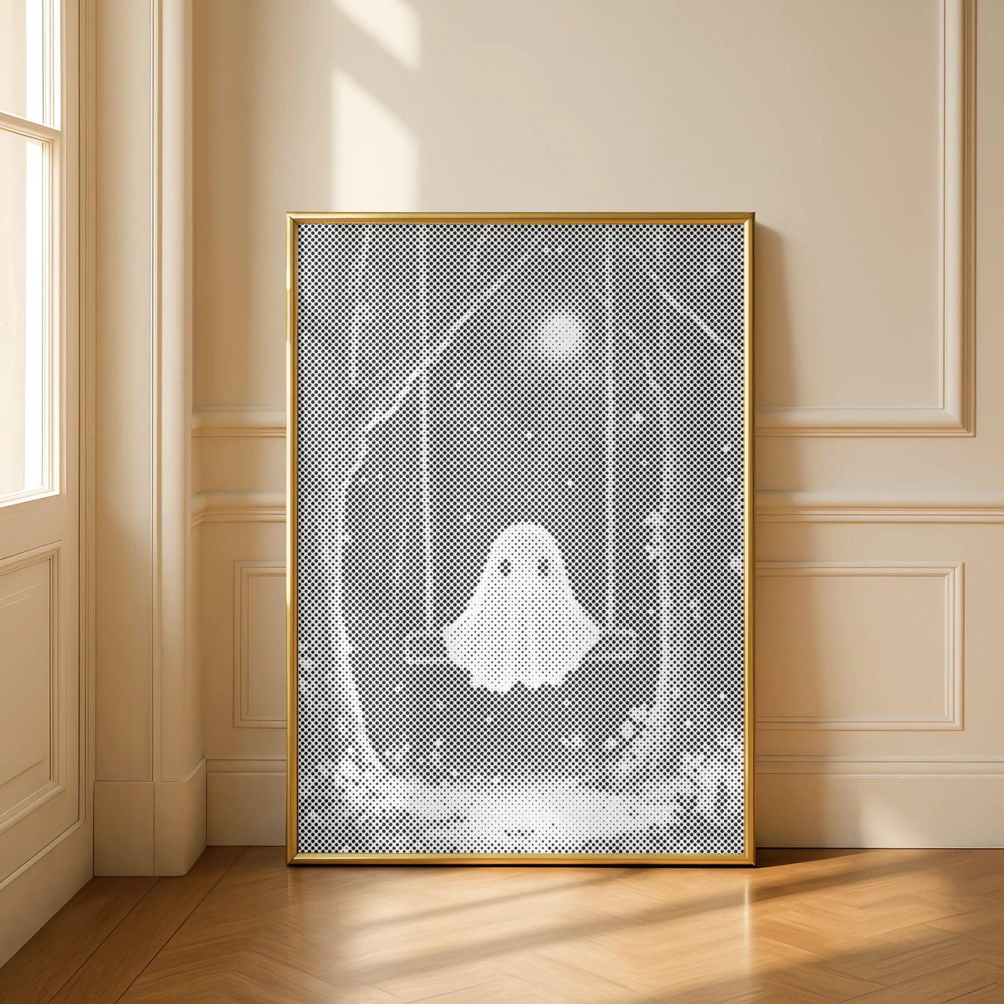 Little Ghost on a Swing | Dot Painting Kit