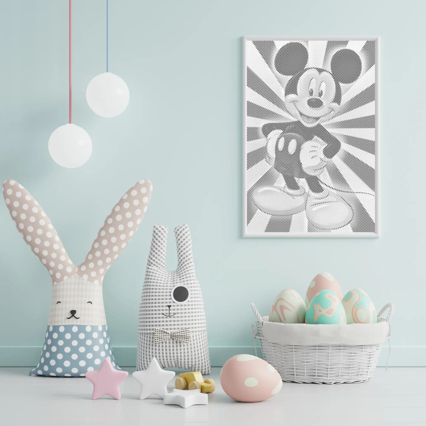 Mickey Mouse Dot Painting Kit diy wall art 