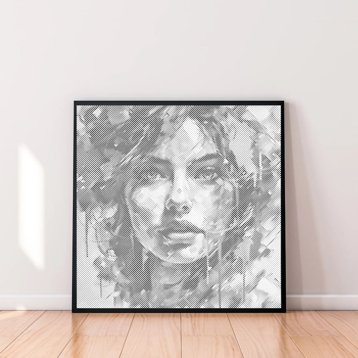 Modern Woman Portrait | Dot Painting Kit finished dot painting artwork