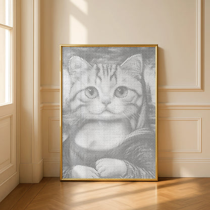 Mona Lisa Cat | Dot Painting Kit