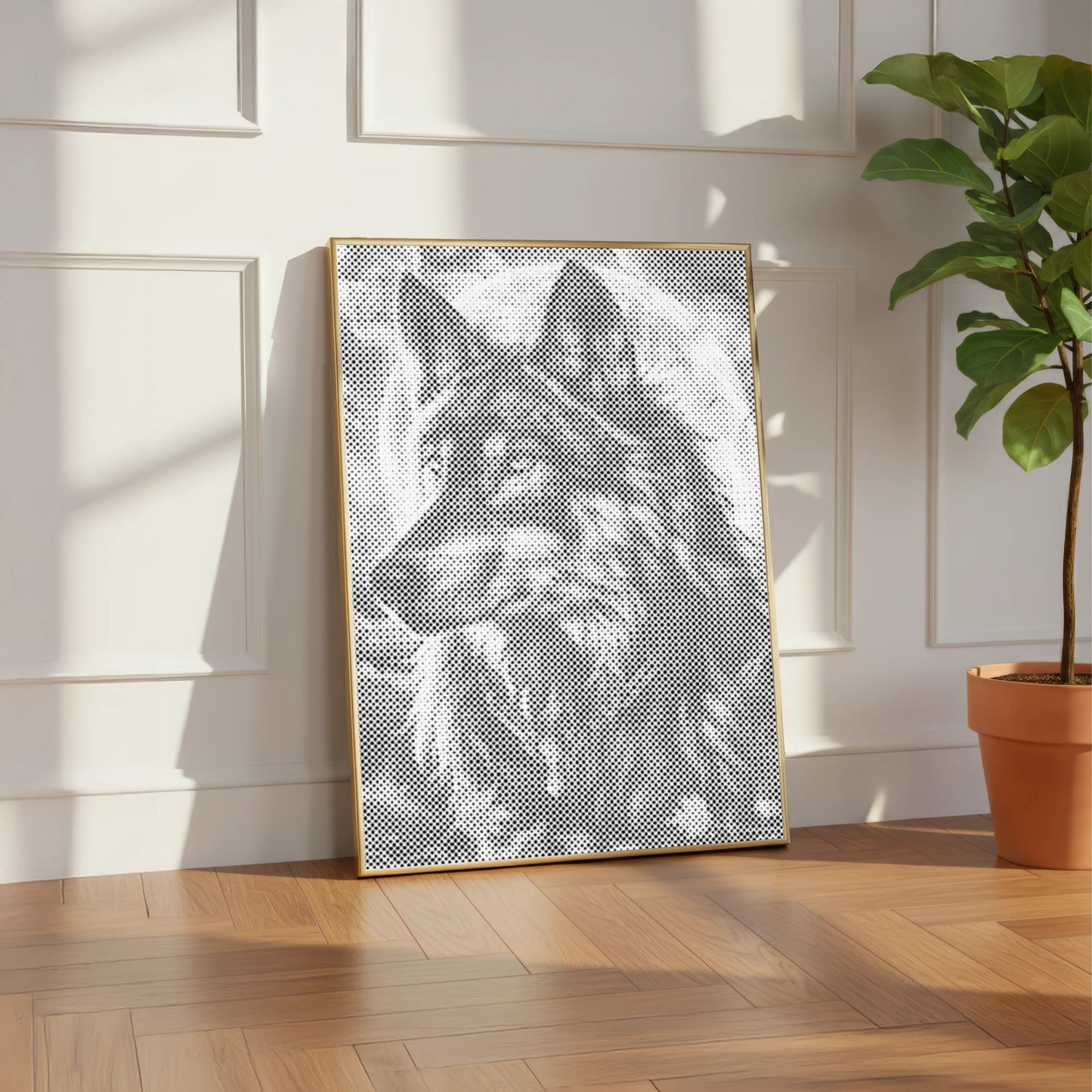 Moon Wolf | Dot Painting Kit