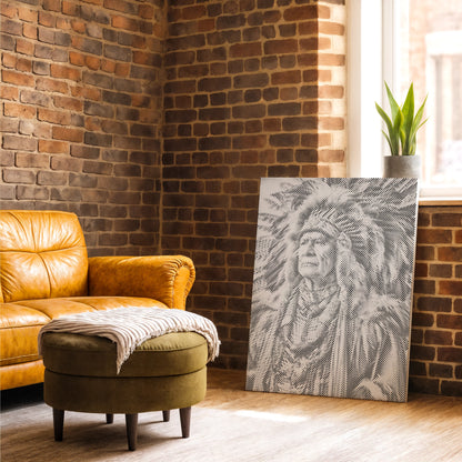Native American Chief | Dot Painting Kit