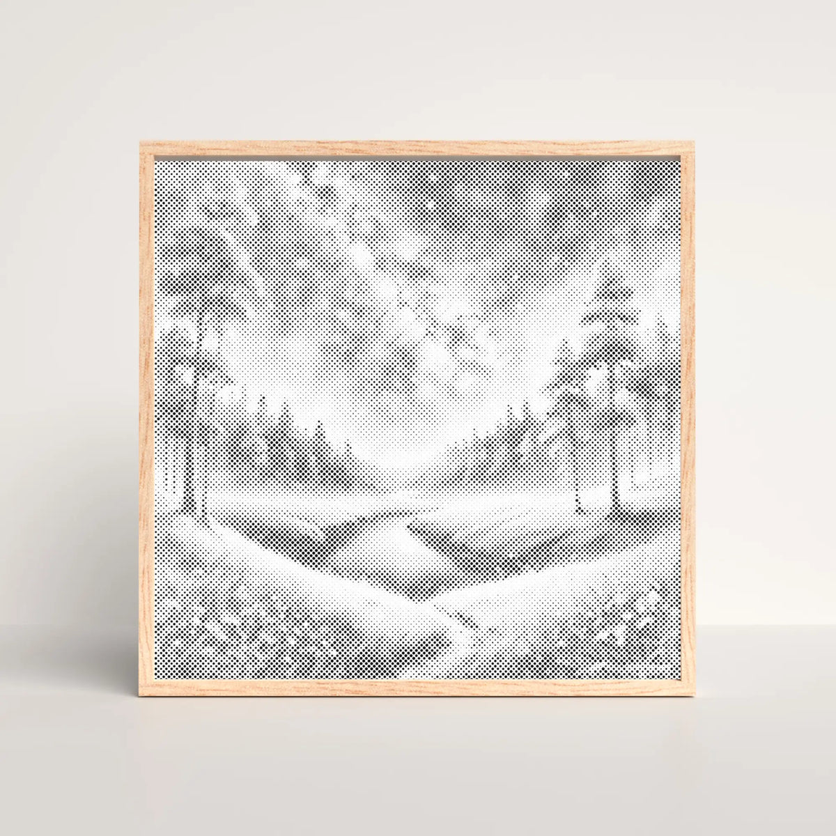 Night Landscape | Dot Painting Kit finished dot painting artwork