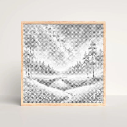 Night Landscape Dot Painting Kit wall art 