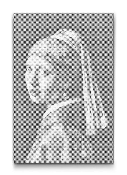 Dot Painting Girl Pearl Earring Kit | Paint by Dots

