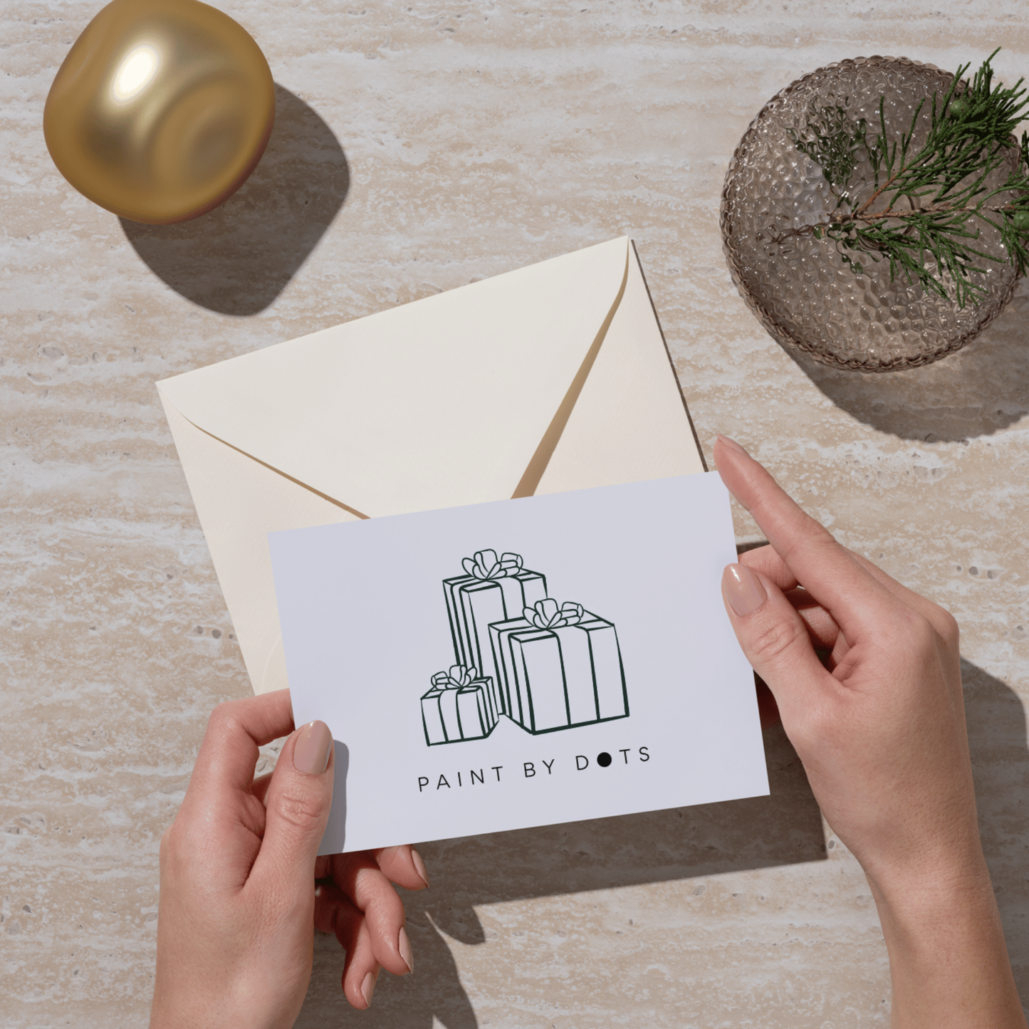 dot painting gift card 