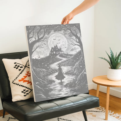 Path to Haunted House | Dot Painting Kit
