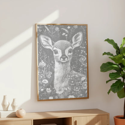 Quiet Meadow Fawn | Dot Painting Kit