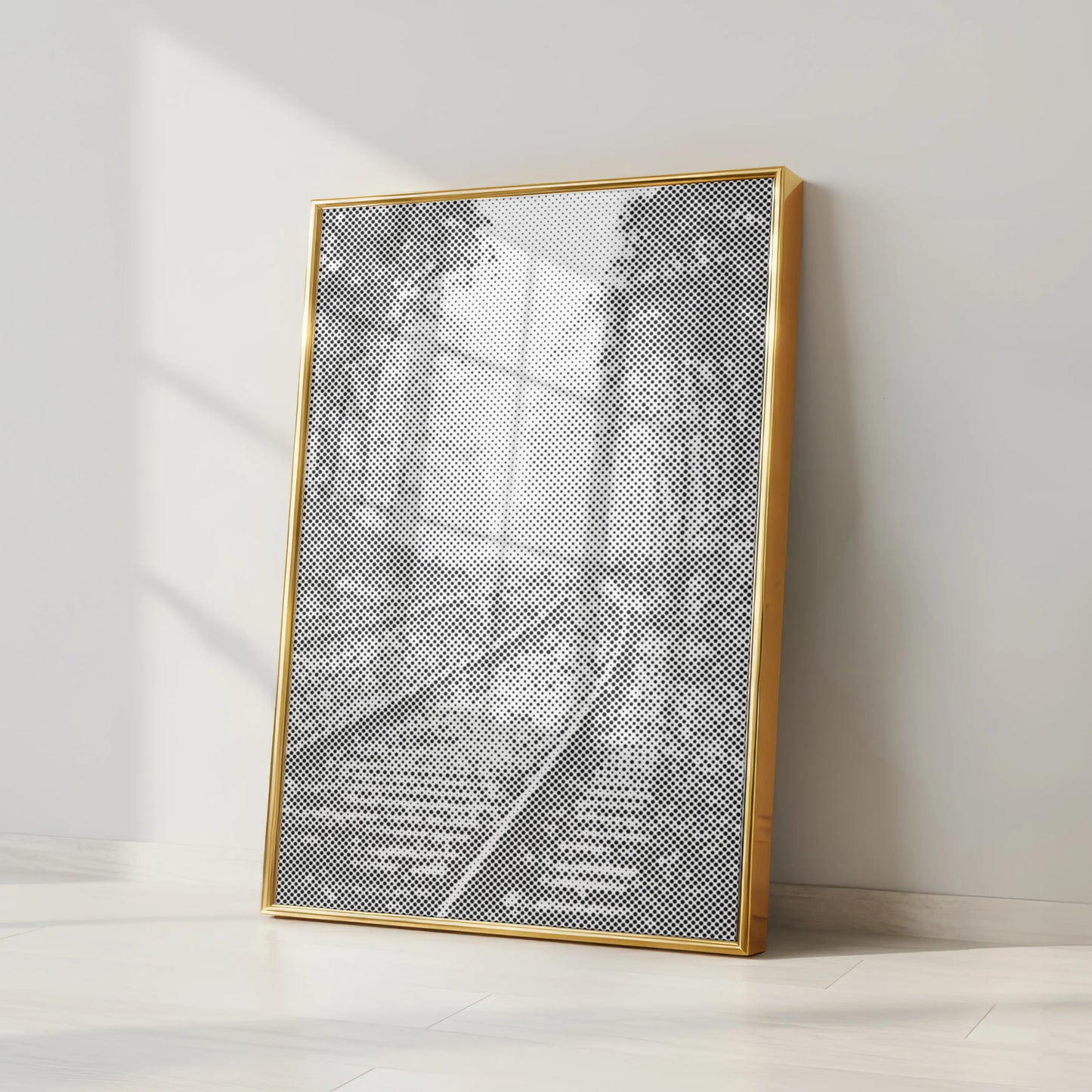 Railway Tracks in a Foggy Forest | Dot Painting Kit