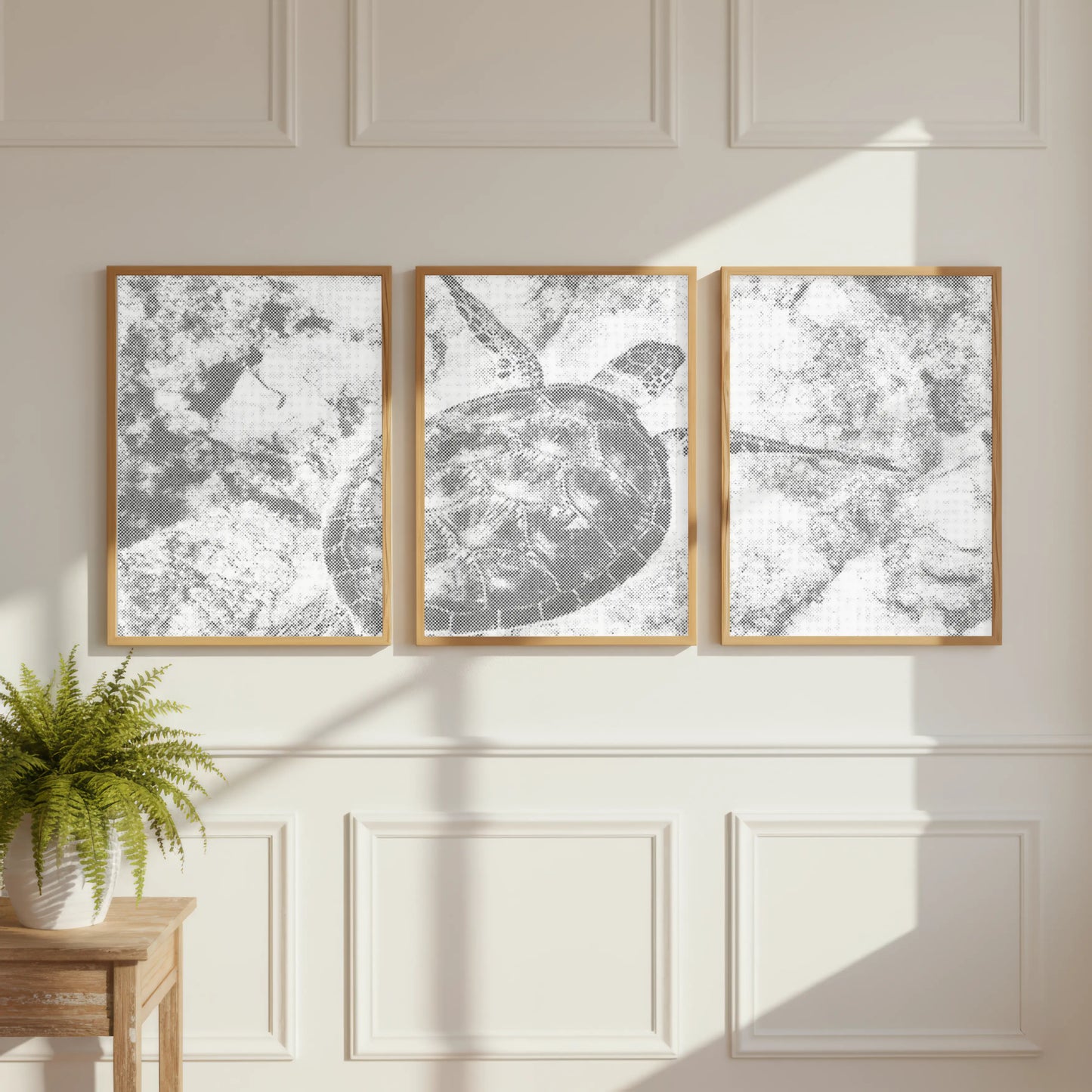 Sea Turtle Ocean Multi Panel | Dot Painting Kit