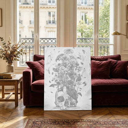 Skull Vase Floral Still Life | Dot Painting Kit