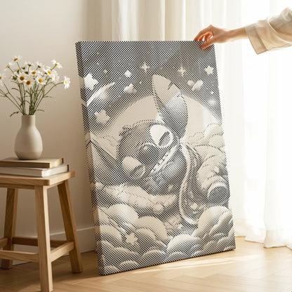 Stitch Sleeping on Clouds | Dot Painting Kit