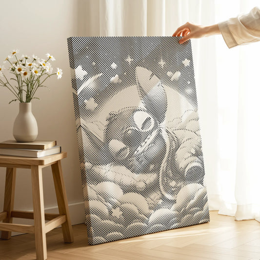 Stitch Sleeping on Clouds | Dot Painting Kit
