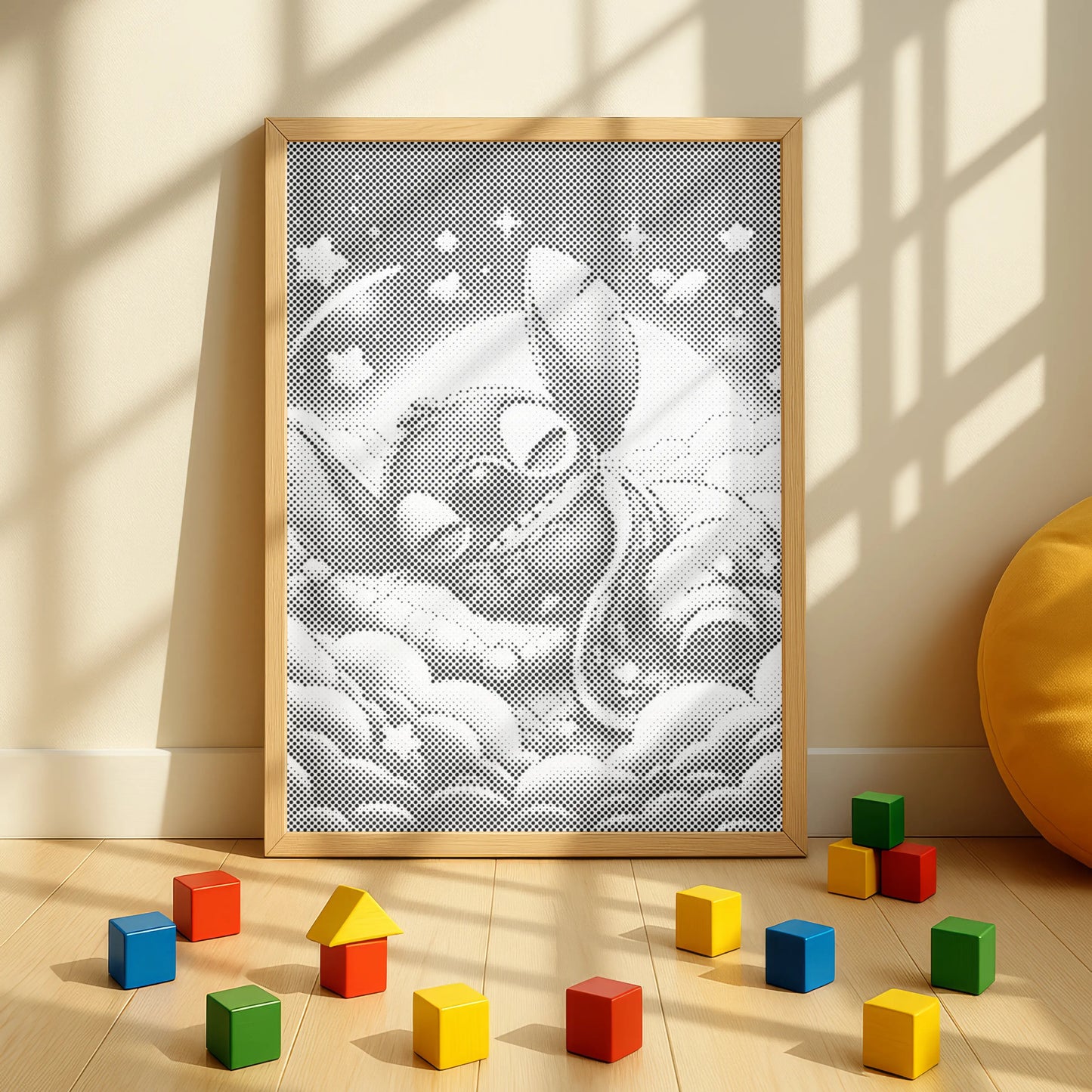 Stitch Sleeping on Clouds | Dot Painting Kit