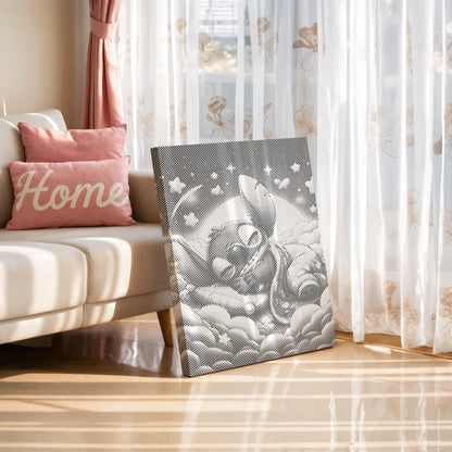Stitch Sleeping on Clouds | Dot Painting Kit