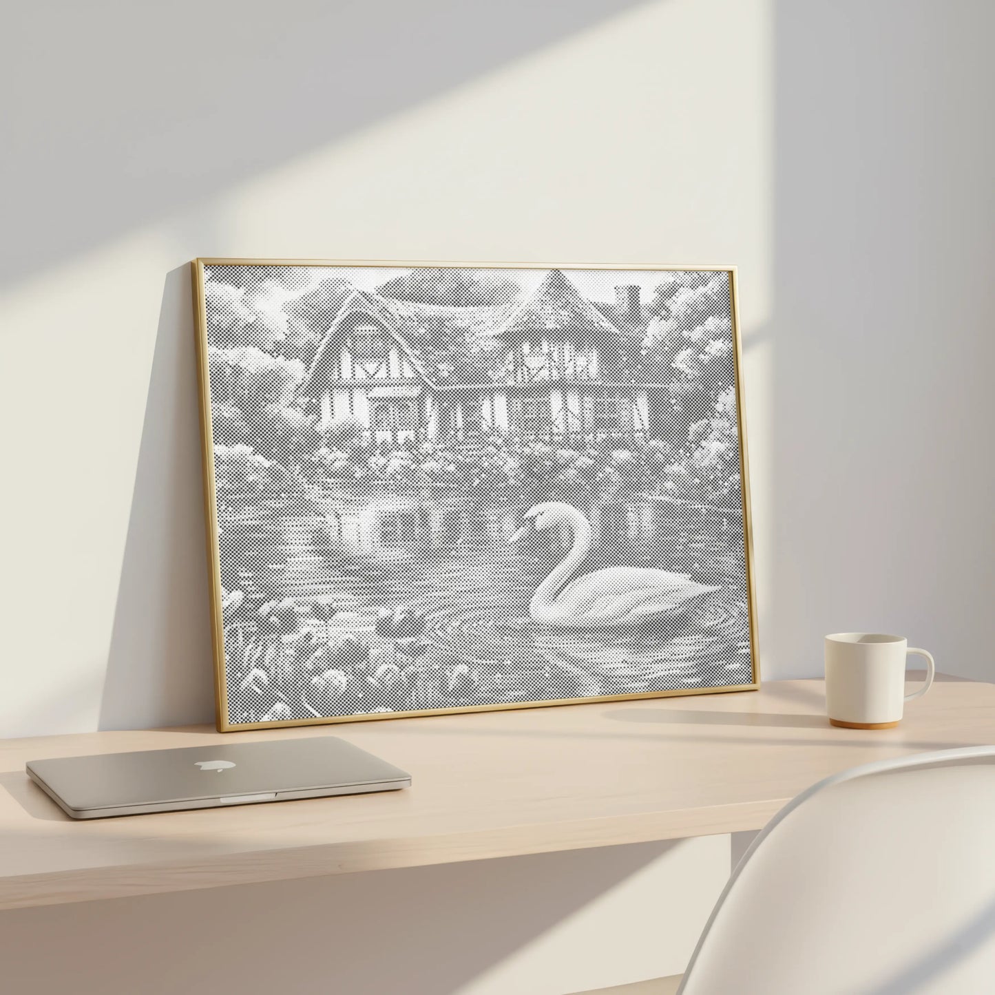 Swan at the Lake | Dot Painting Kit
