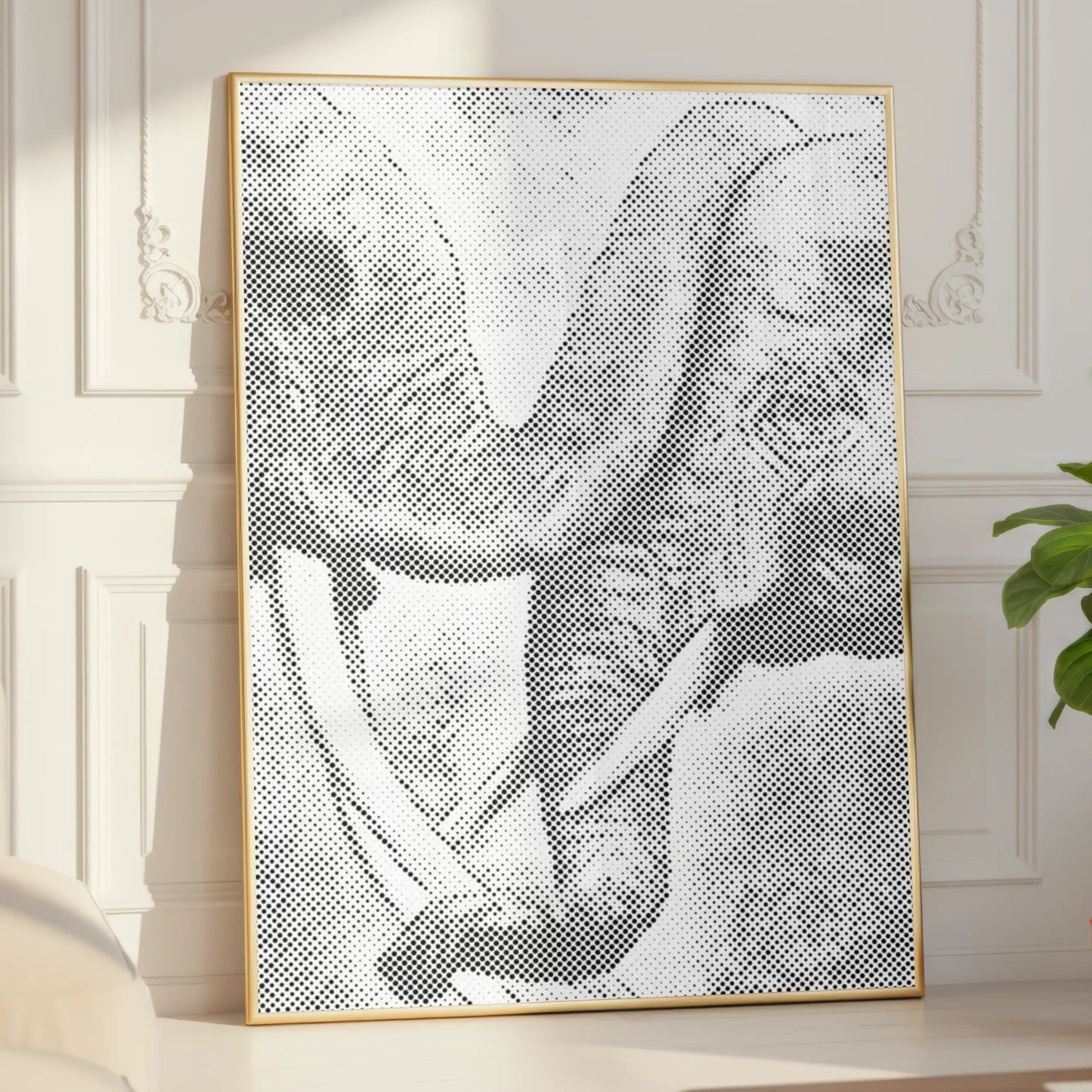 Two Elephants with Intertwined Trunks | Dot Painting Kit